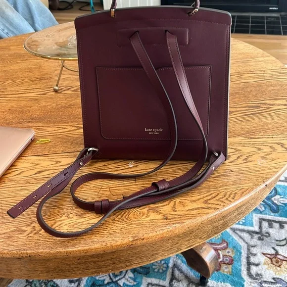 Kate Spade Burgundy Backpack